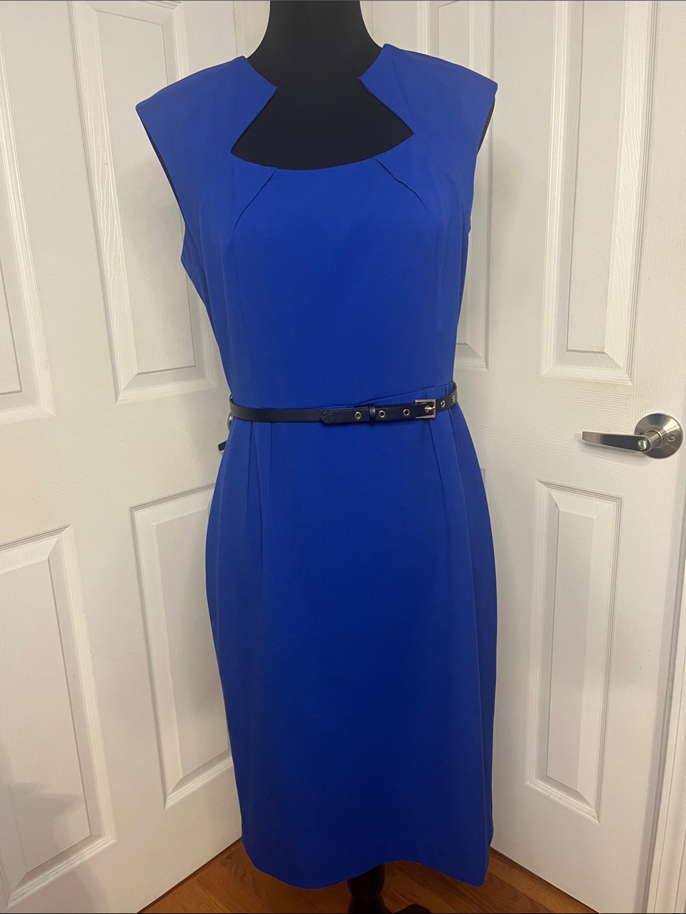 Calvin Klein Royal Blue Sheath Dress